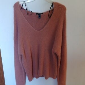 H&M Soft Pink V-Neck Sweater